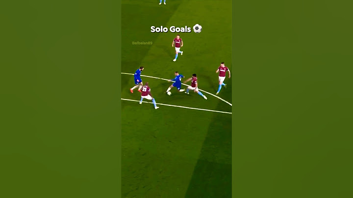 Unbelievable Solo Goals ⚽️