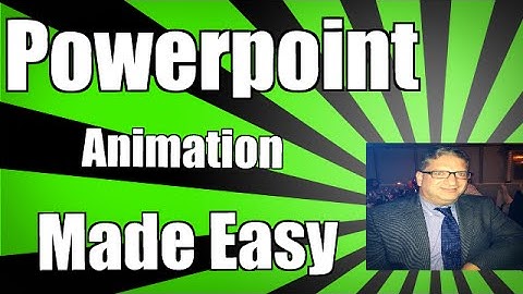 Animation in PowerPoint 2010 2013 2016 animation tutorial for beginners