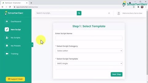 SmartWriterr Review Demo - Video Sales Letter Script Creator Software