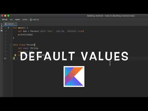 Kotlin Tutorial: Default values & named arguments - YouTube