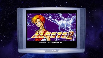 Aleste 2 Theme (MSX) - Title screen [original music]