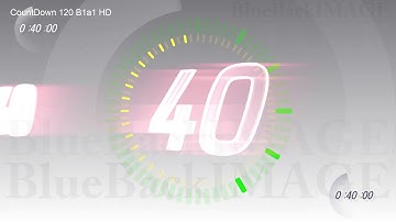 Countdown Numbers Digits timer count intro leader trailer CountDown 120 B1a1 HD