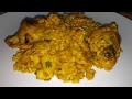 Paella espaola mixta pollo y marisco