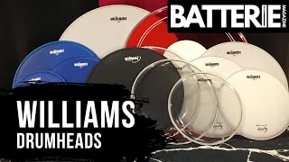 WILLIAMS DRUMHEADS - Demo | Batterie Magazine # 211