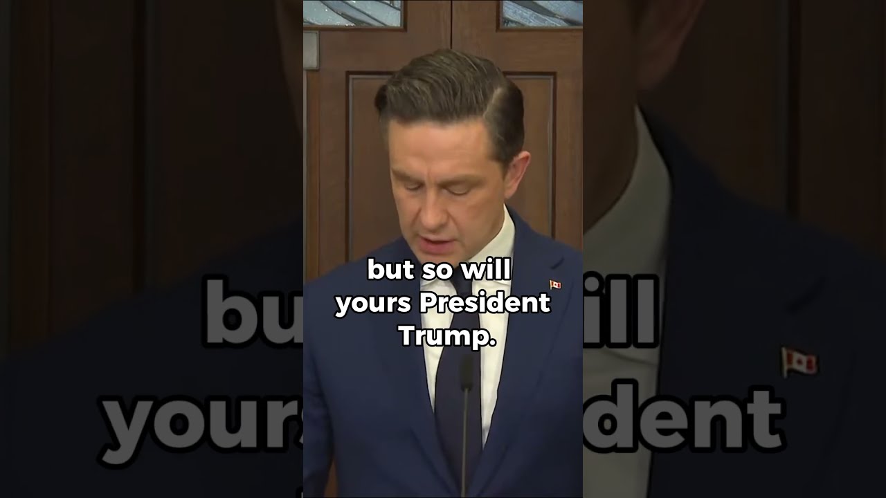 Pierre Poilievre RESPONDS To Trump Tariffs Politics Canada Trudeau Shorts