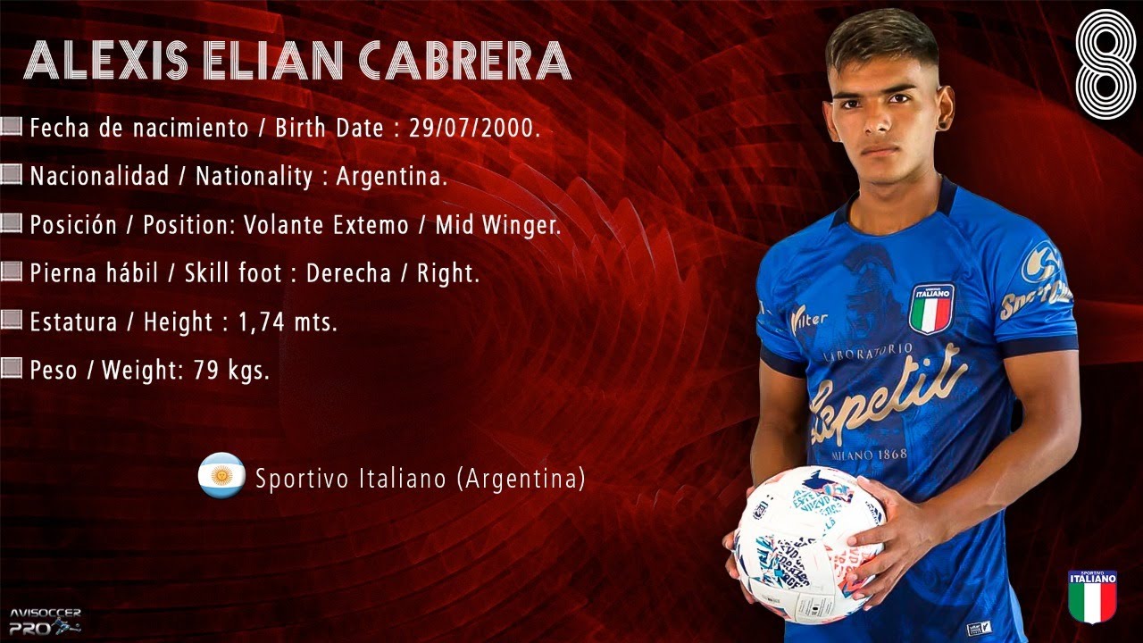 Alexis Cabrera #10 // Volante Extremo - Mid Winger // Sportivo Italiano  2023 