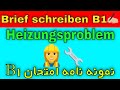 B1 Prüfung Brief schreiben Heizung - نامه نگاری امتحان زبان آلمانی