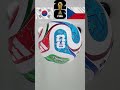 South Korea 🇰🇷 vs Czech Republic 🇨🇿 World Cup Group Stage Color Mixing!🏆 #fifaworldcup #flagart