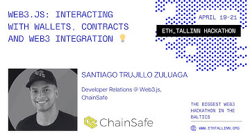 Web3.js: Interacting with wallets, contracts and web3 integration 💡 by Santiago Trujillo Zuluaga