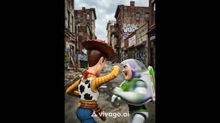 Woody vs Buzz Lightyear Fight #toystory