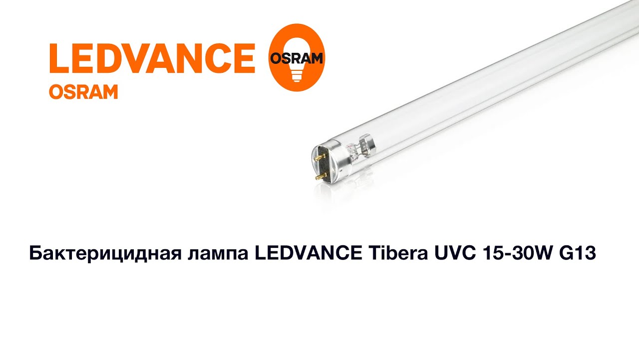 Лампа светодиодная g13 osram. Лампа бактерицидная TUV-15 Tibera LEDVANCE. Бактерицидная лампа Tibera UVC 30w LEDVANCE. Лампа бактерицидная Tibera UVC t8 30w g13 30вт 96в g13. Лампа бактерицидная LEDVANCE Tibera UVC 15w t8 g13 25х1.