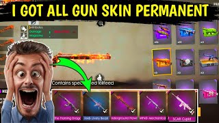 I Got All Gun Skin Permanent In Garena Free Fire || Opening Legendary Gun Skin Crates In Free Fire