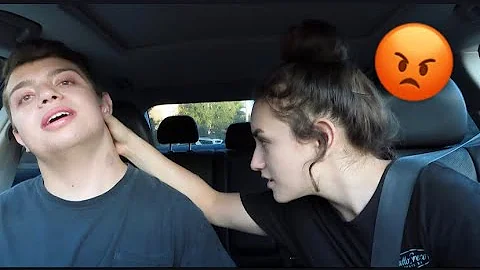 HICKEY PRANK ON MY GIRLFRIEND!!! *WE ALMOST BROKE ...