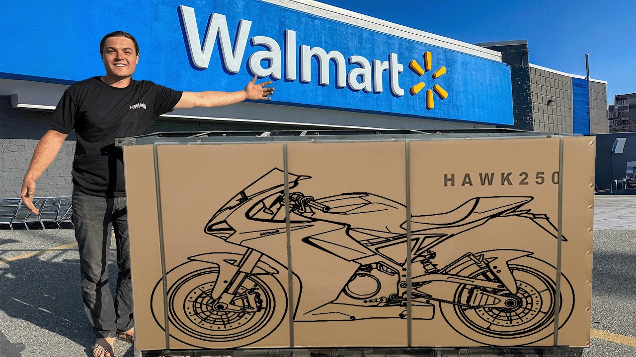 1300 Miles Across Alaska on CHEAPEST Crotch Rocket from Walmart