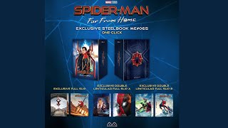 Spider-Man: Far From Home 4K  Manta Lab Exclusive No. 65 Limited One Click Box Steelbook Unboxing