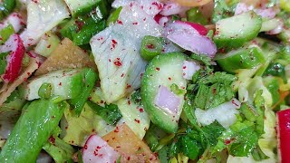 Mediterranean fattoush salad /try this healthy and easy recipe/chef Dan TV