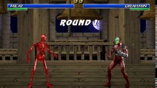 Mortal Kombat Project 4.1 Meat vs Drahmin. MUGEN