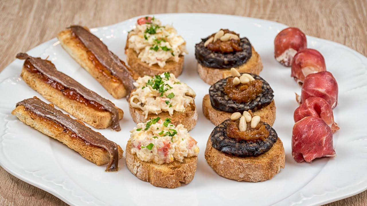 4 ideas de APERITIVOS para Navidad, Fiestas y Reuniones