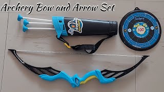 Archery Bow and Arrow Toy Set Unboxing and Demo | Archery Bow and Arrow Set for Kids screenshot 3