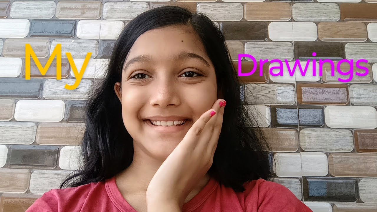 My drawings VS Real drawings 😊☺️ Be like Aradhya ️ ️ YouTube