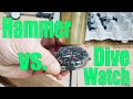 Hammer vs. titanium dive watch + Lamborghini update