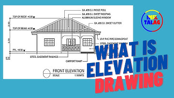 What is elevation drawing