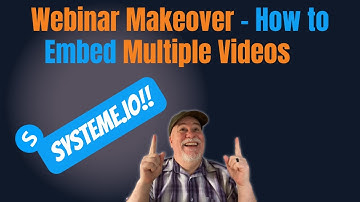 How to Add Multiple Videos to a Systeme.io Webinar Page