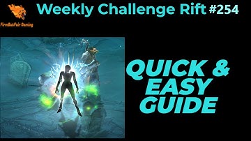 Diablo 3: NA Challenge Rift #254 - Quick & Easy Guide - Maps & Everything you need for a quick time!