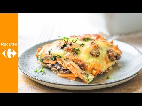 lasagne-de-patates-douces,-épinards-et-ricotta