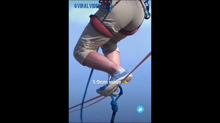 Walking the Impossible: World's Longest Slackline Adventure!😱 #viralshorts #trending #6viralvideo