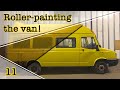 LDV School Bus Van Conversion || Roller Paint Job with AMAZING results! || Ep. 11