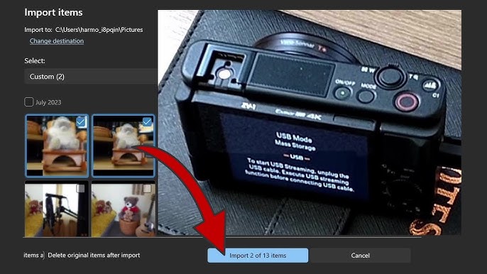 How to transfer files from Sony Zv-1 to PC using USB #sonyzv-1 #camera  #usbcable #howto 
