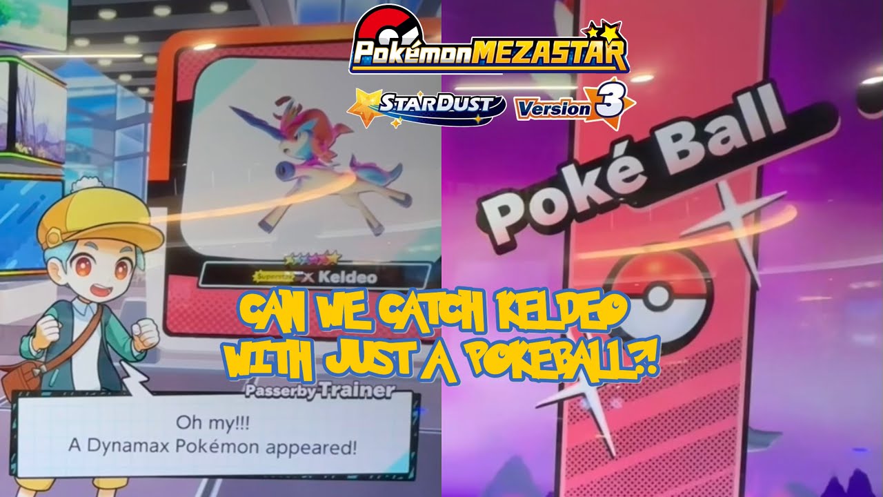 *ANOTHER DYNAMAX KELDEO HAS APPEARED?!🥊🦄* Pokemon Mezastar Stardust 3!!!