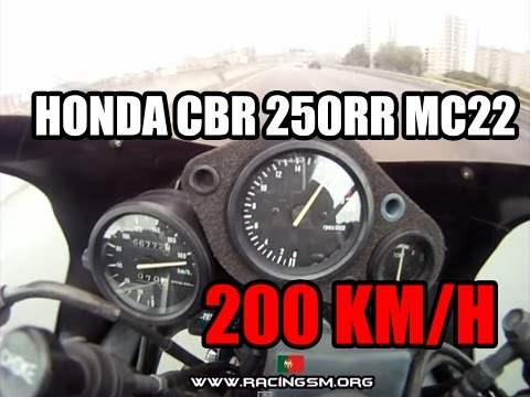 Honda CBR 250RR top speed +190 km/h (onboard)
