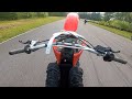 BEATING THE CR85 ON A RACE TRACK!