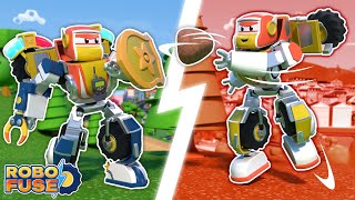 🎭 Robot Car's EVIL TWIN! | Transformer Robot Car | Robofuse | Car City