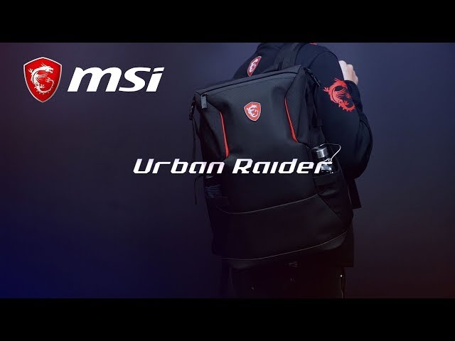 Urban Raider Gaming Backpack – A commuter backpack for the urban jungle |  MSI