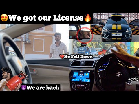 😍We got our license🔥|💔But he fell down in front our vehicle🥺|😈We are back but New problem😭| TTF |