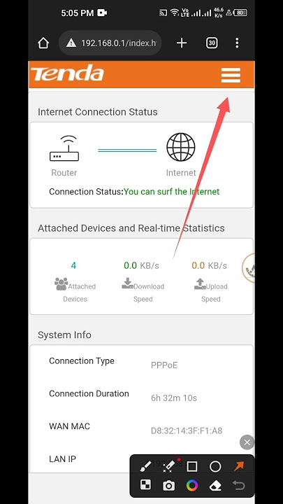 How to Reboat Tenda Router #tenda #router #reboot