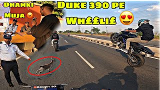 Highway Hyper Ride / Street Race with Duke390 Vs Superbike 😱