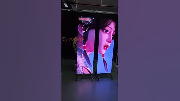 Whether to use the LED posters separately or together is up to you.#ledposter #ledscreen #leddisplay