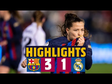 BARÇA 3 – 1 REAL MADRID I Spanish Super Cup 🔥⚽