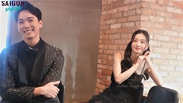 Hải Nam, Jun Vũ đang "tình tứ" bên nhau thì phản ứng cực đáng yêu khi gặp Ninh Dương Lan Ngọc