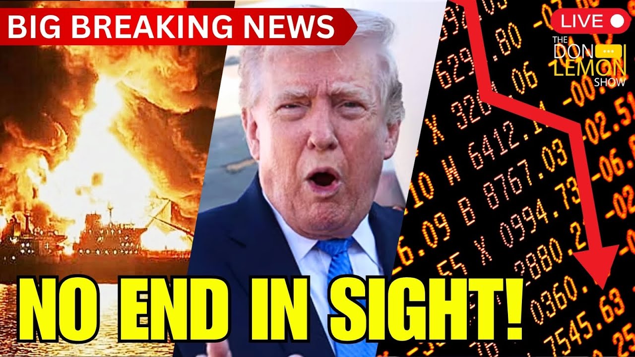 Lemon LIVE at 5 | Iran War Crisis & Economic Crash: No End In Sight!