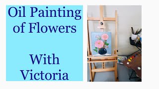 Painting Flowers in Oil Paint