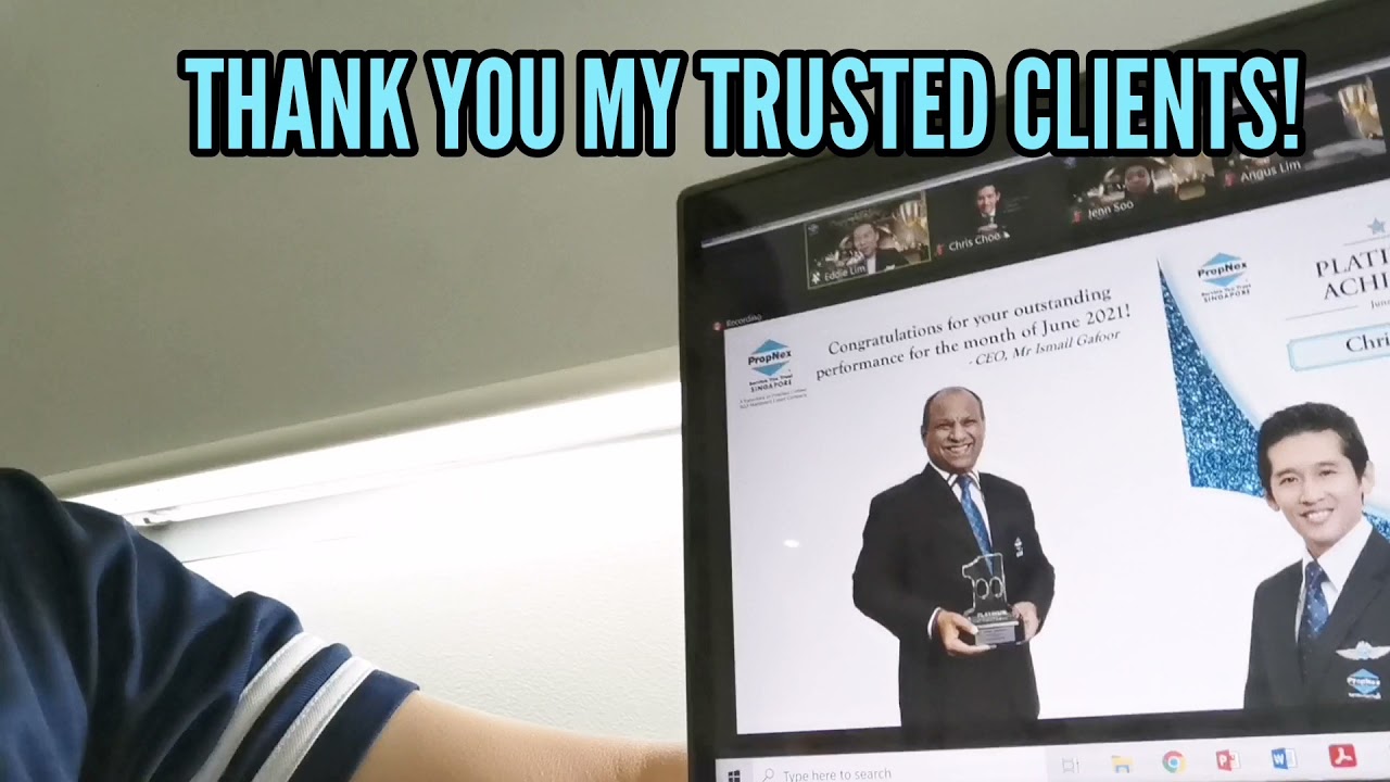🏆Platinum Award Propnex- Chris Choo