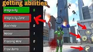 how to buy special power and skills || buying abilities and special power || rope frog ninja hero|| screenshot 4