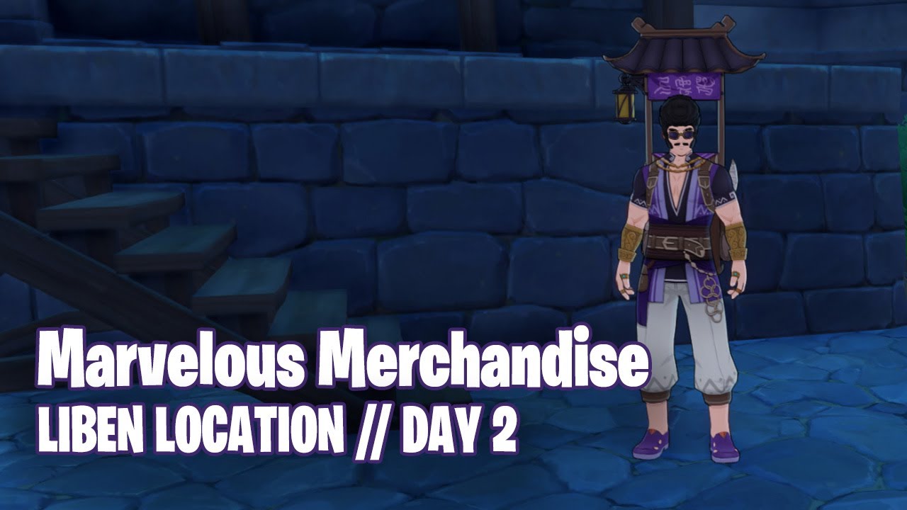 Genshin Impact Marvelous Merchandise Day 1 (Liben Location)