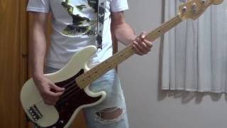 Video thumbnail of "LOS GUSANOS 04 - Strip - Cj Ramone Bass Cover"