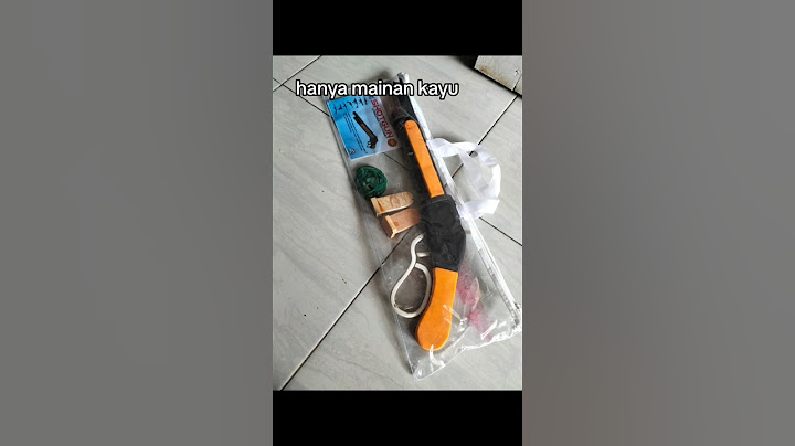 unboxing senapan kayu peluru nya karet #review #shorts  #mainananak